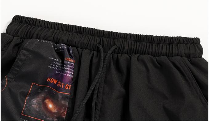 Streetwear Men's Shorts Knee Length Summer New Fashion Printed Hiphop Men Short Pants Mens Beach Pants Loose Leisure