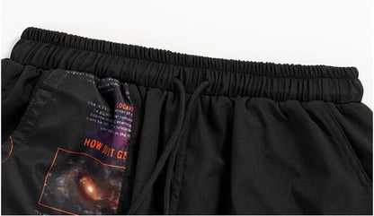 Streetwear Men's Shorts Knee Length Summer New Fashion Printed Hiphop Men Short Pants Mens Beach Pants Loose Leisure