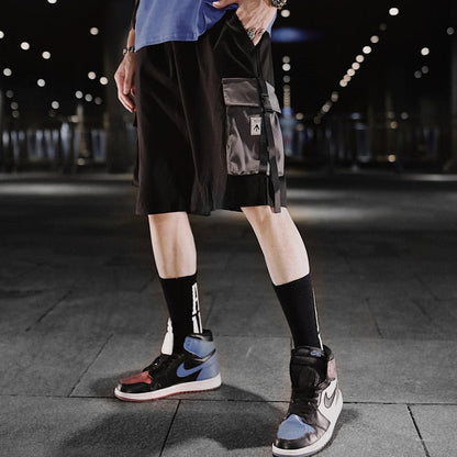 Streetwear Men's Shorts Knee Length Summer New Fashion Printed Hiphop Men Short Pants Mens Beach Pants Loose Leisure