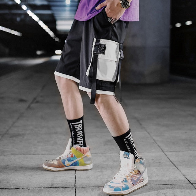 Streetwear Men's Shorts Knee Length Summer New Fashion Printed Hiphop Men Short Pants Mens Beach Pants Loose Leisure